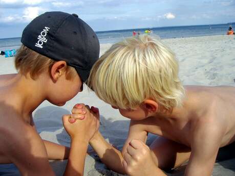 Beach wrestling Normandie