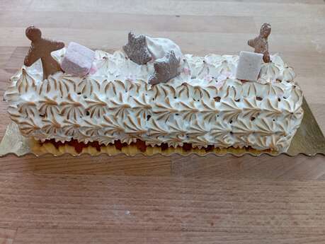 Atelier Bûche de Noël citron-framboise meringuée