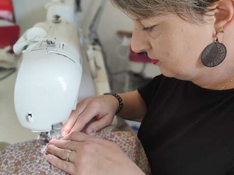 Atelier couture  "crée ta pochette 100% lin"