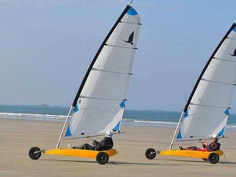 Initiation au char à voile sur la Côte d’Albâtre