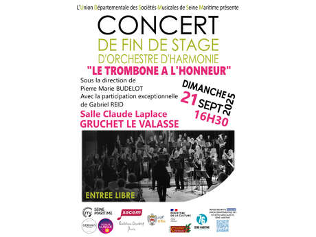 Concert de fin de stage d'orchestre d'harmonie