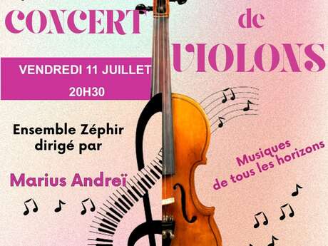Concert de violons à l'église de Ry