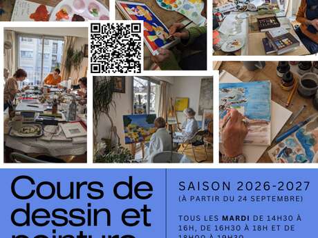 Cours de dessin et peinture avec Isabelle Beaussant