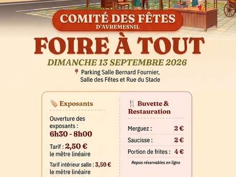 Annulée - Foire à tout