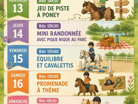 Découverte du poney en famille
