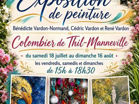 Exposition : Bénédicte, Cédric & René Vardon