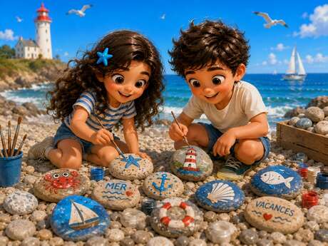 [Atelier enfant] Déco de galets – Art naturel