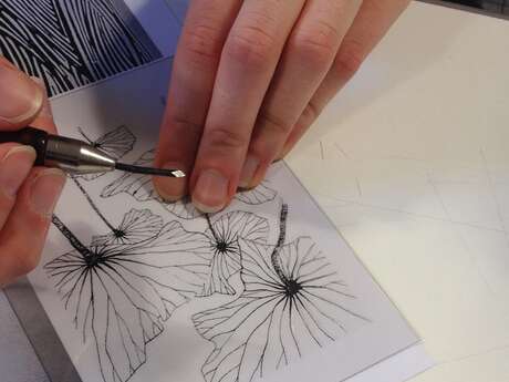 [Atelier] Gravure à la pointe sèche