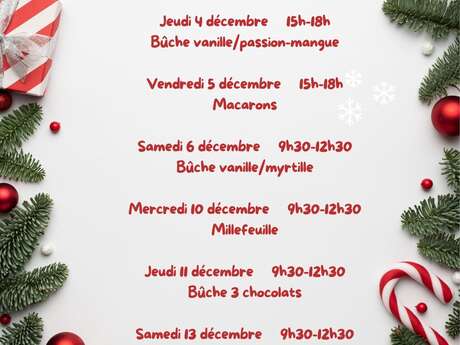 Ateliers de pâtisserie