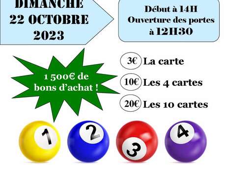 Loto du Comité des fêtes