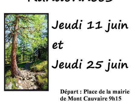 Randonnée Mont-Cauvaire