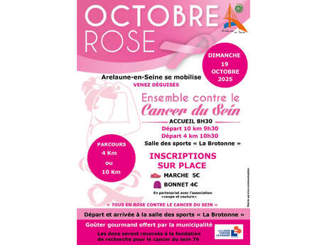 Octobre rose Arelaune-en-Seine