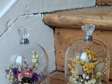 Atelier cloche fleurie