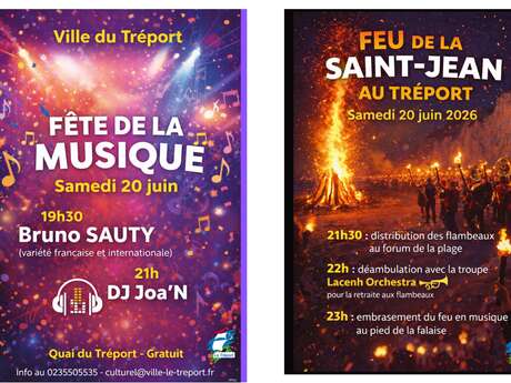 Feu de la Saint-Jean au Tréport
