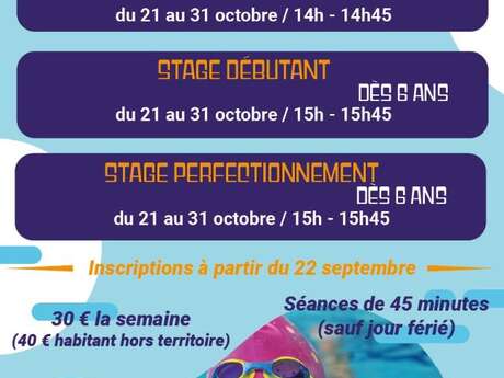 Stage de natation enfants