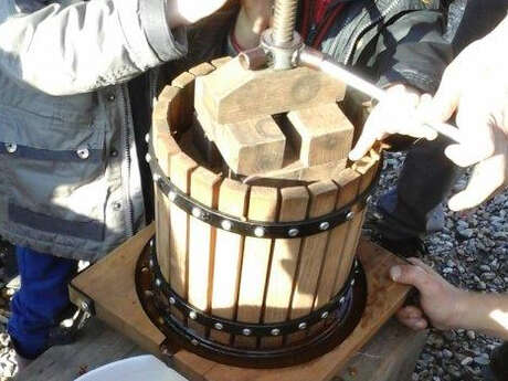 Atelier jus de pomme + parcours dans le bois