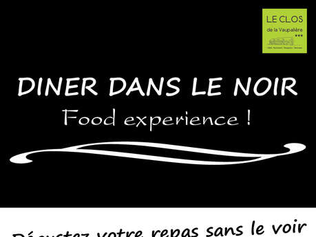 Dîner dans le noir, proche de Rouen, the food experience (complet)