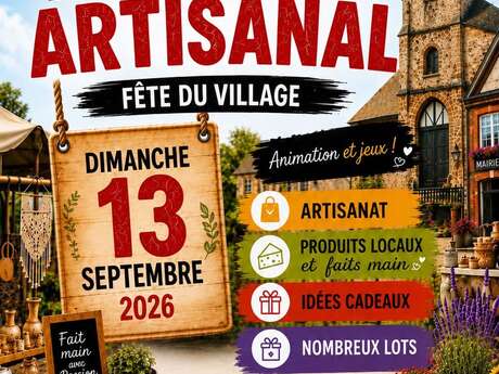 Marché artisanal - fête du village
