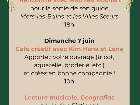 Café créatif avec Kim Hana et Léna