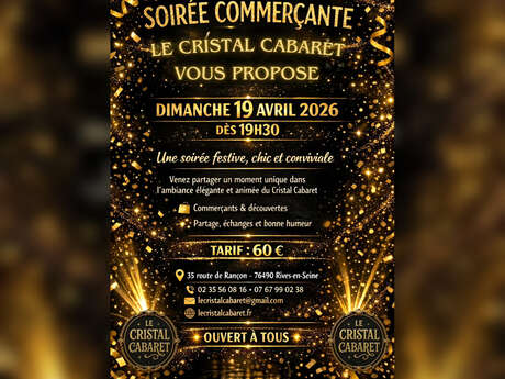 Soirée commerçante au Cristal Cabaret