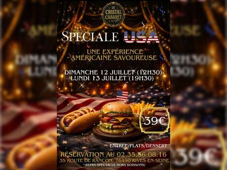 Spéciale USA au Cristal Cabaret