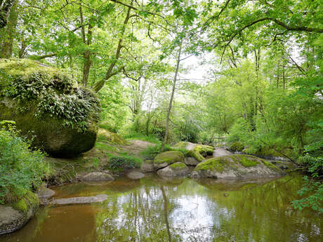 Jardin des Chirons - Rocher Branlant