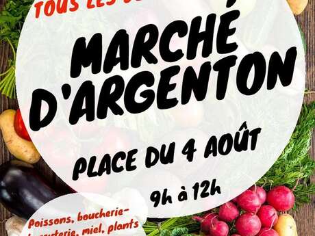 Marché d' Argenton-les-Vallées