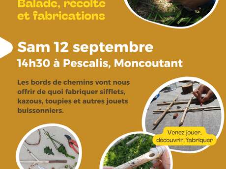 Sortie nature - Jouets buissonniers en balade