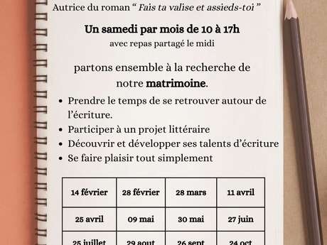 Atelier d'écriture