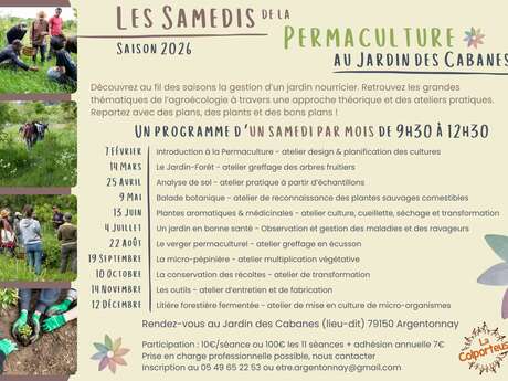 Permaculture au Jardin des Cabanes
