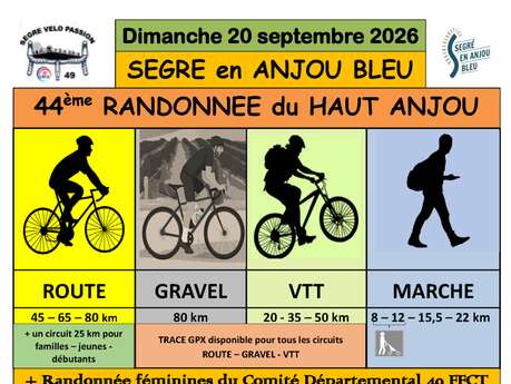 44e randonnée du Haut-Anjou - Segré