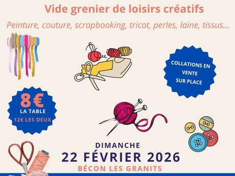 Puces créatives - Bécon-les-Granits