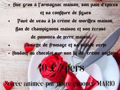 Repas de Saint- Valentin