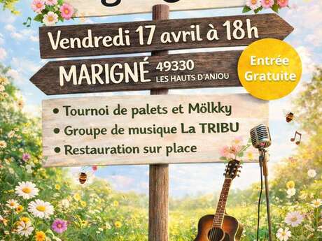 Le printemps en guinguette - Marigné (Les Hauts d'Anjou)