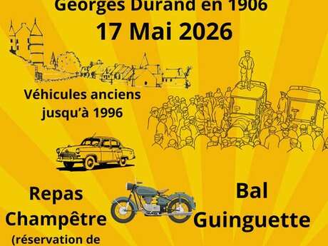 Rassemblement de véhicules anciens et de prestige