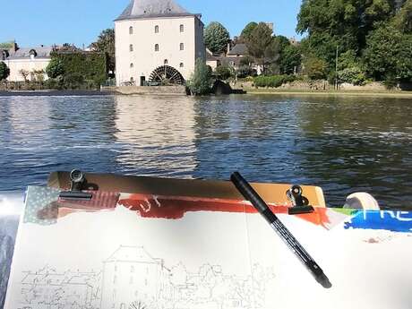 Stage de plusieurs jours pour apprendre les bases de l'aquarelle et du carnet de voyage