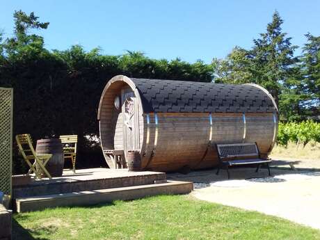 Chambre insolite Tonneau Domaine des 3 Versants