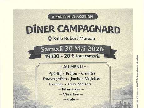 Dîner campagnard