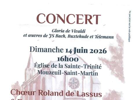 Concert : Gloria de Vivaldi et oeuvres de FS Bach, Buxtehude et Telemann