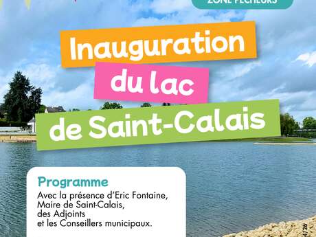 Inauguration du lac de Saint-Calais