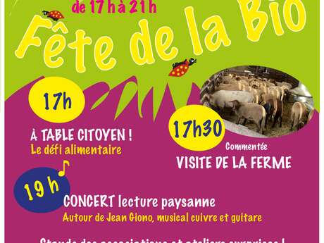 Fête de la bio à la ferme d'Emilie