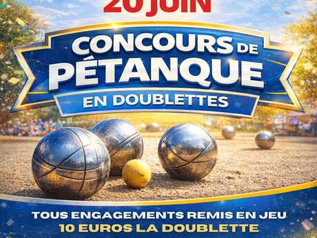 Concours de pétanque en doublettes