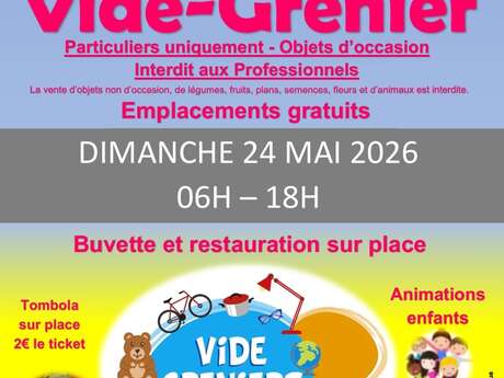 Vide grenier en soutien à Océane