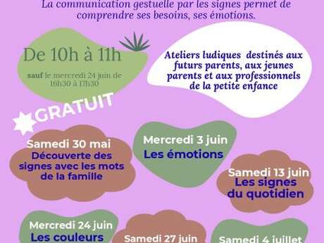 Atelier « bébé signe »