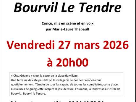 Spectacle chanté "Bourvil le tendre"