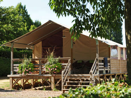 BUNGALOW TOILE CARAÏBES- CAMPING DES PORTES DU PERCHE