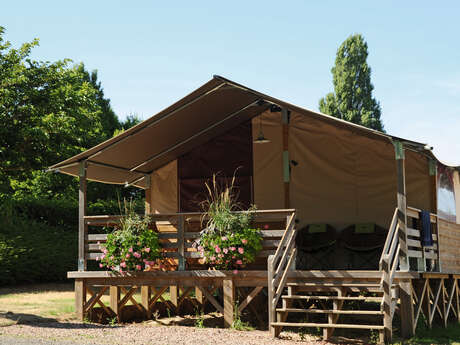 BUNGALOW TOILE LODGE CONFORT - CAMPING DES PORTES DU PERCHE