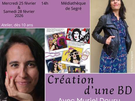 Micro-Folie - Atelier création d'une BD avec Muriel Douru