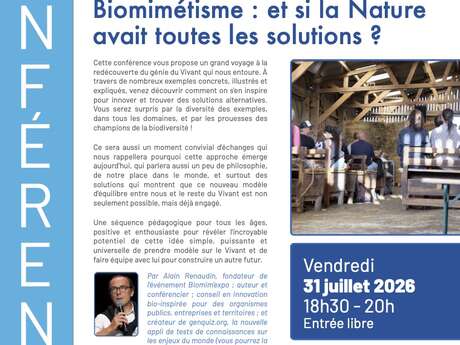 Conférence sur le biomimétisme