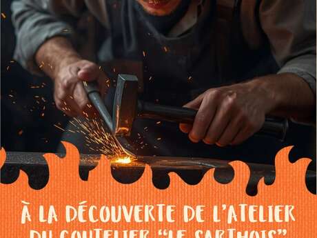 Tout Feu Tout Flamme 2026 - Visite de l'atelier de coutellerie "Le Sarthois" de Didier Bergeot